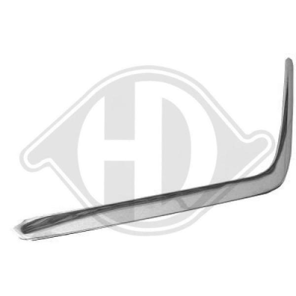 Chromblende / Abdeckung, links vorne (1613063), Mercedes-Benz W124, `89 - `95